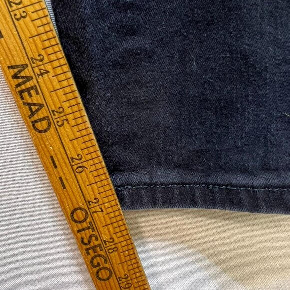 Levi's 512 Men's Slim Taper Jeans Stretch Size 38x30 Black Denim Dark Wash - Picture 8 of 10
